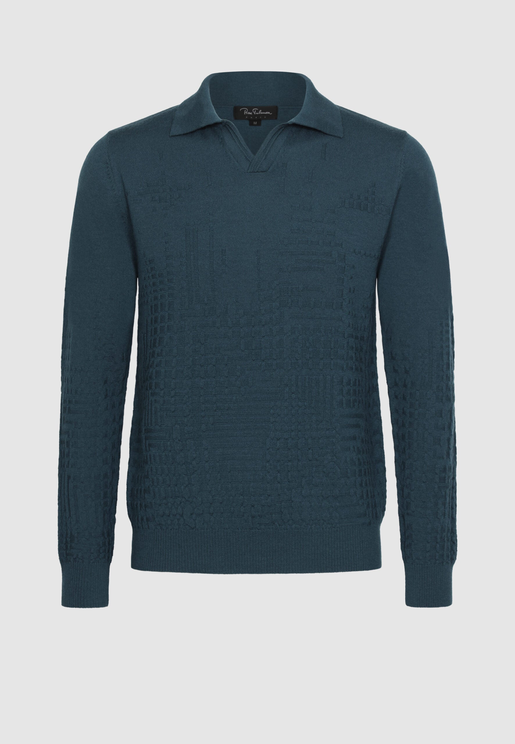 POLO STRUCTURE BLEU GRIS – Image 4