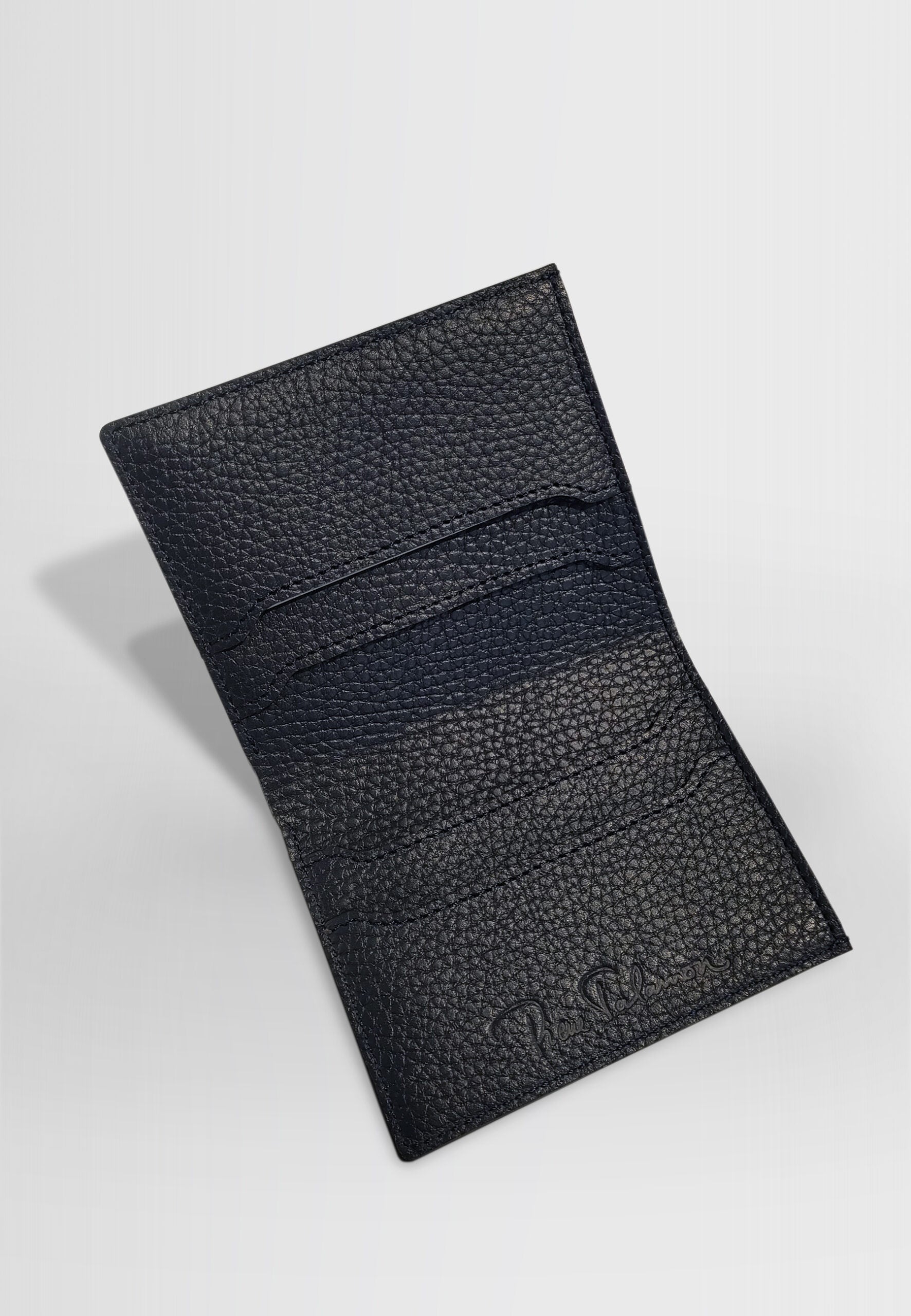 PORTEFEUILLE CUIR BLEU – Image 2