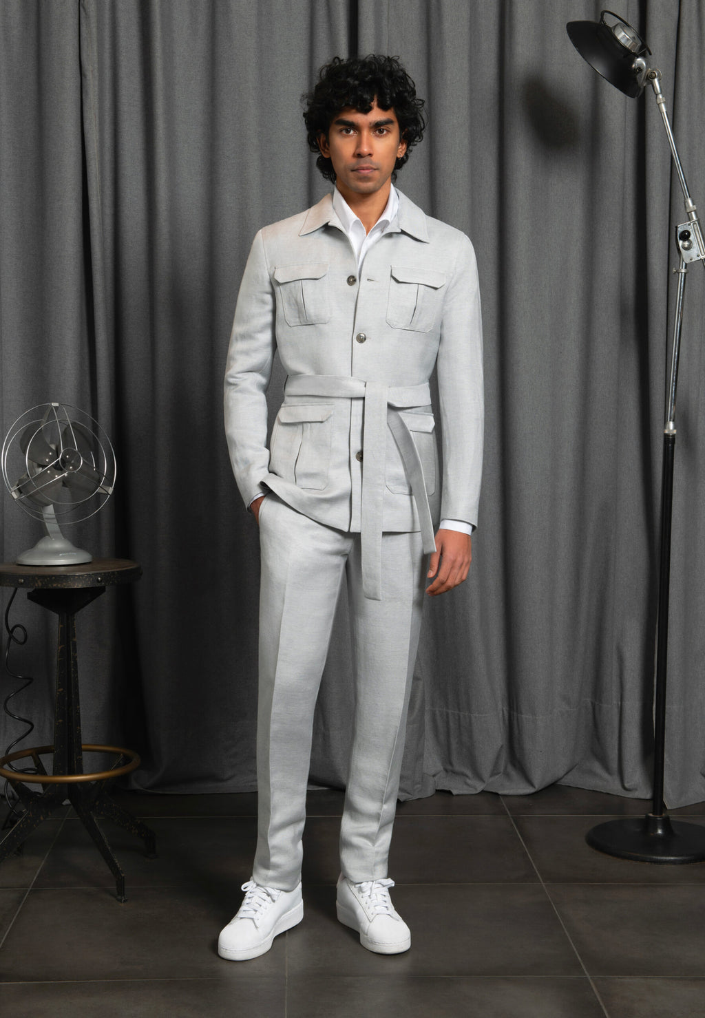 VESTE SAHARA GRIS ARGENT – Image 2