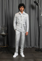 VESTE SAHARA GRIS ARGENT – Image 2