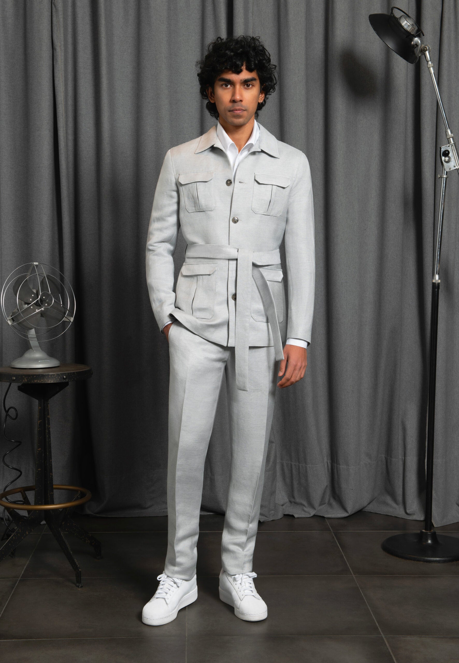 VESTE SAHARA GRIS ARGENT – Image 2