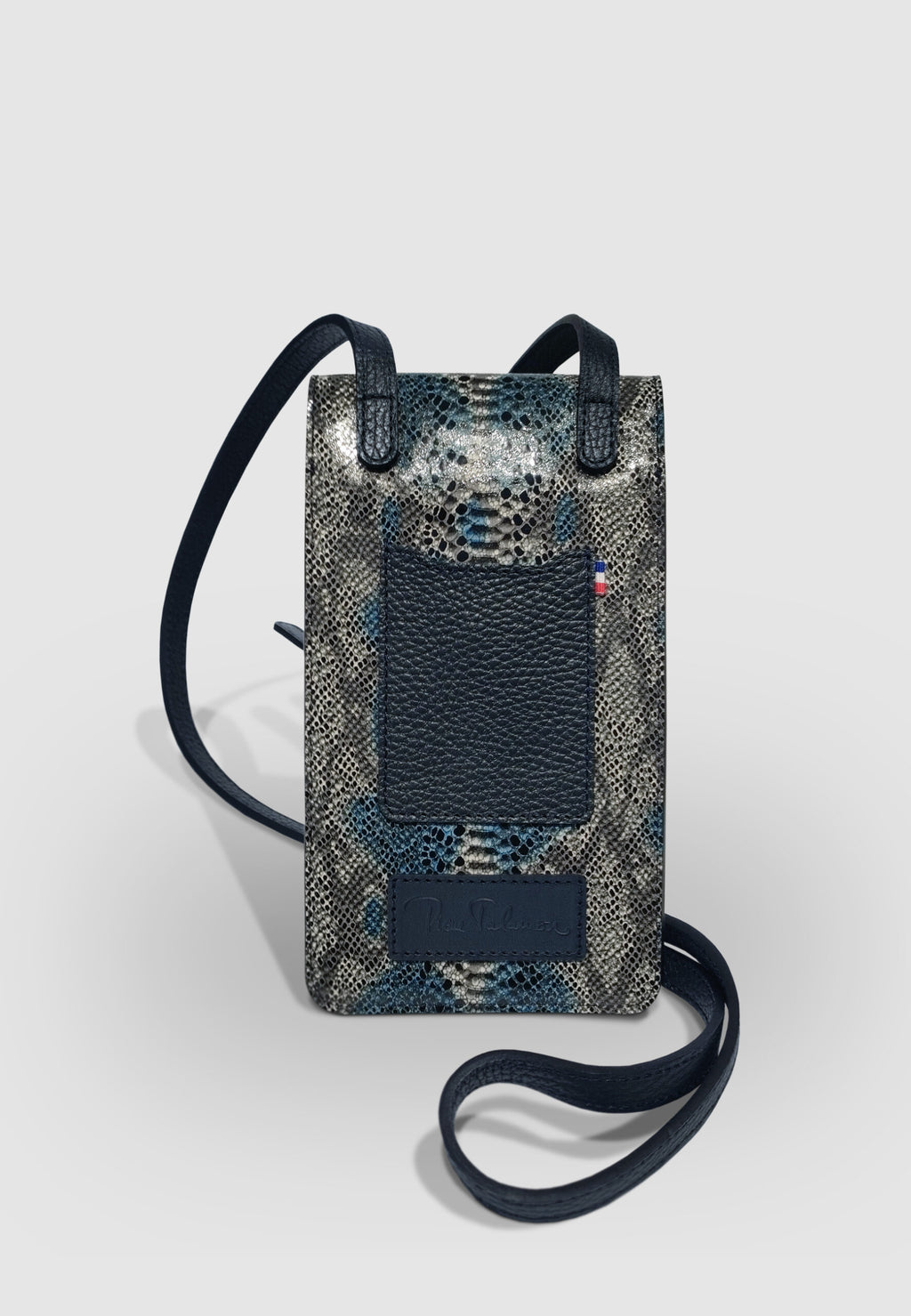 MINI SAC CUIR BLEU – Image 2