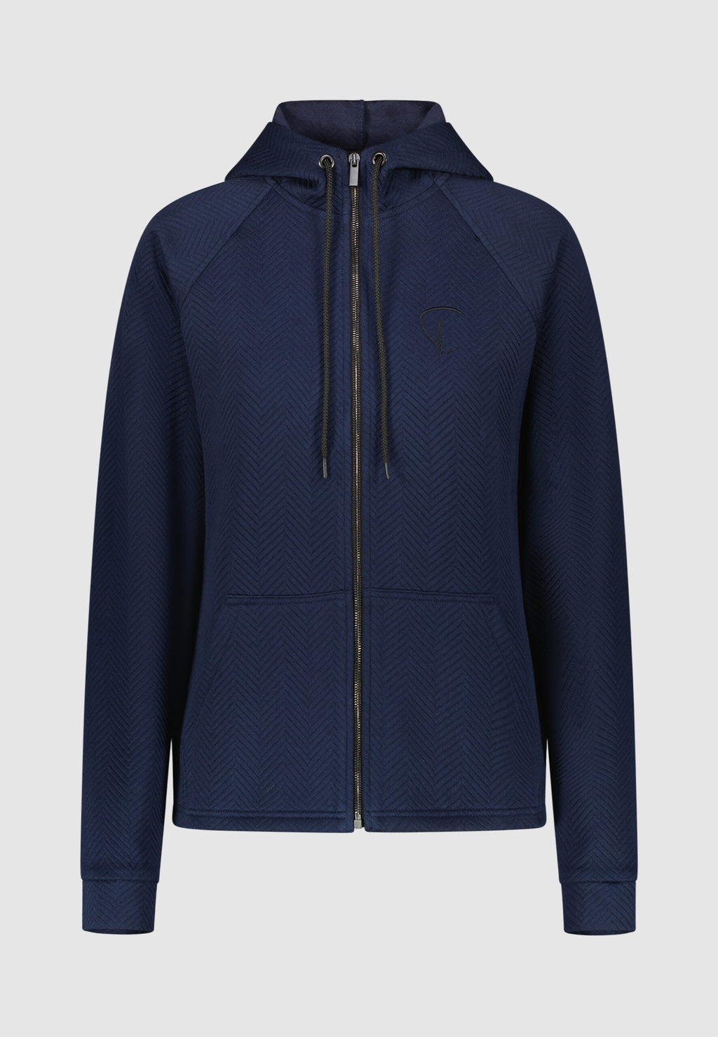 Jogging bleu à chevrons
