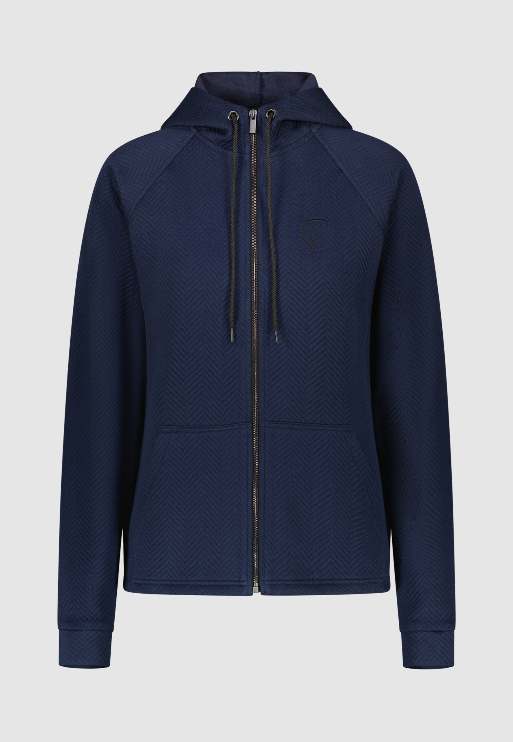Jogging bleu à chevrons