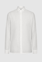 chemIse homme blanche broderie