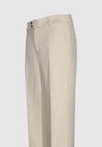 pantalon homme coton beige taille haute
