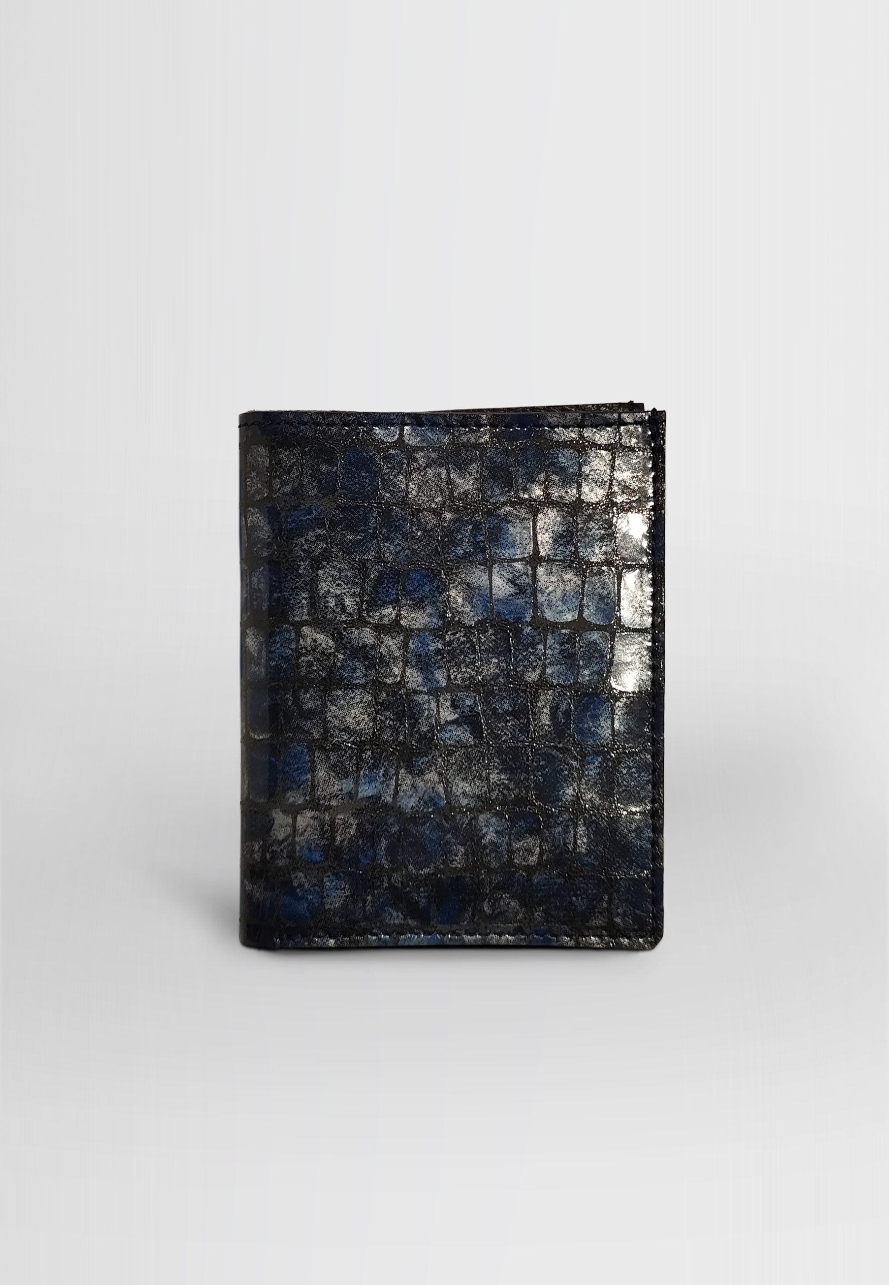 PORTEFEUILLE CUIR BLEU