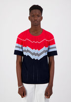 T-SHIRT JERSEY SUNRISE RED NAVY