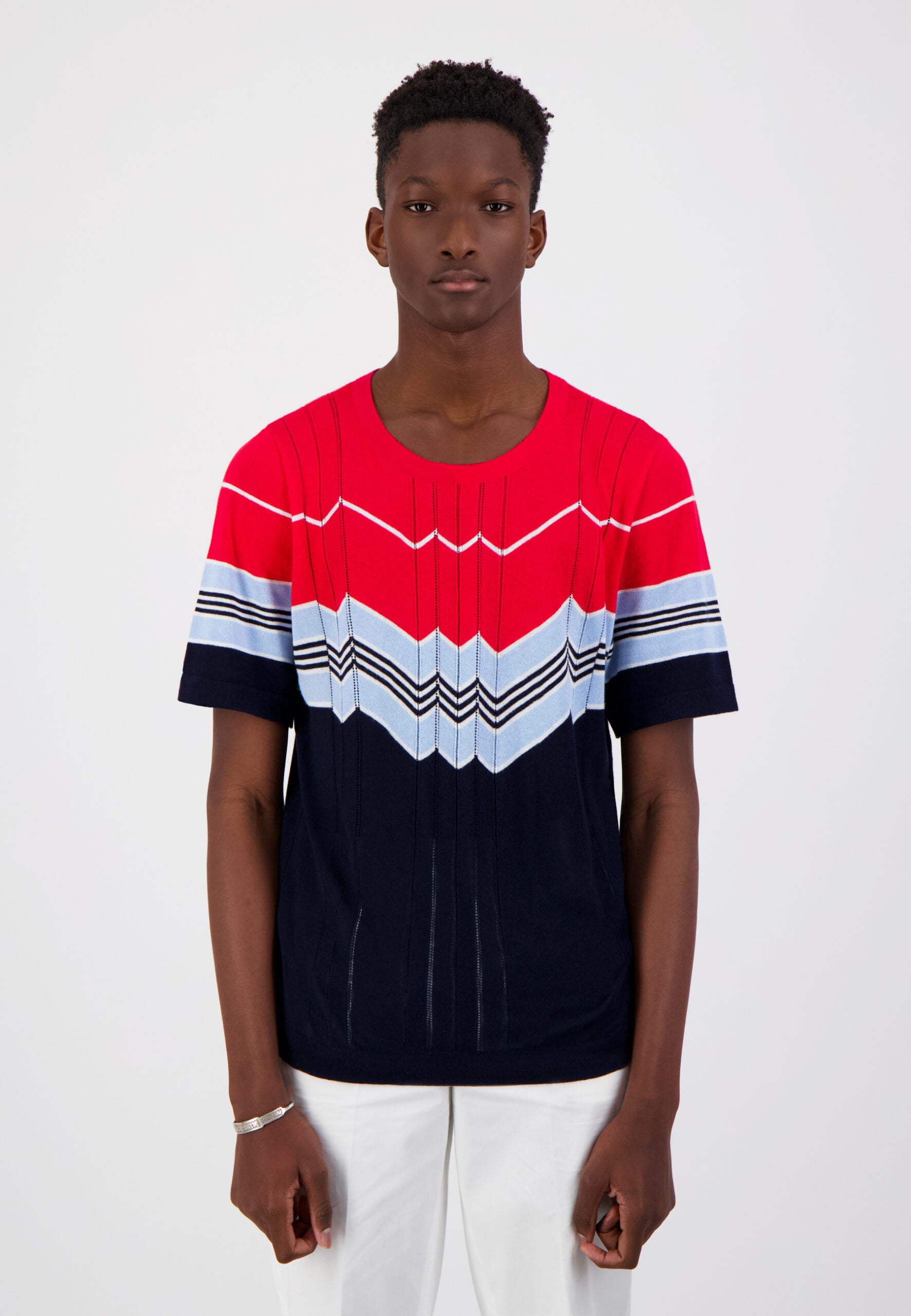 T-SHIRT JERSEY SUNRISE RED NAVY