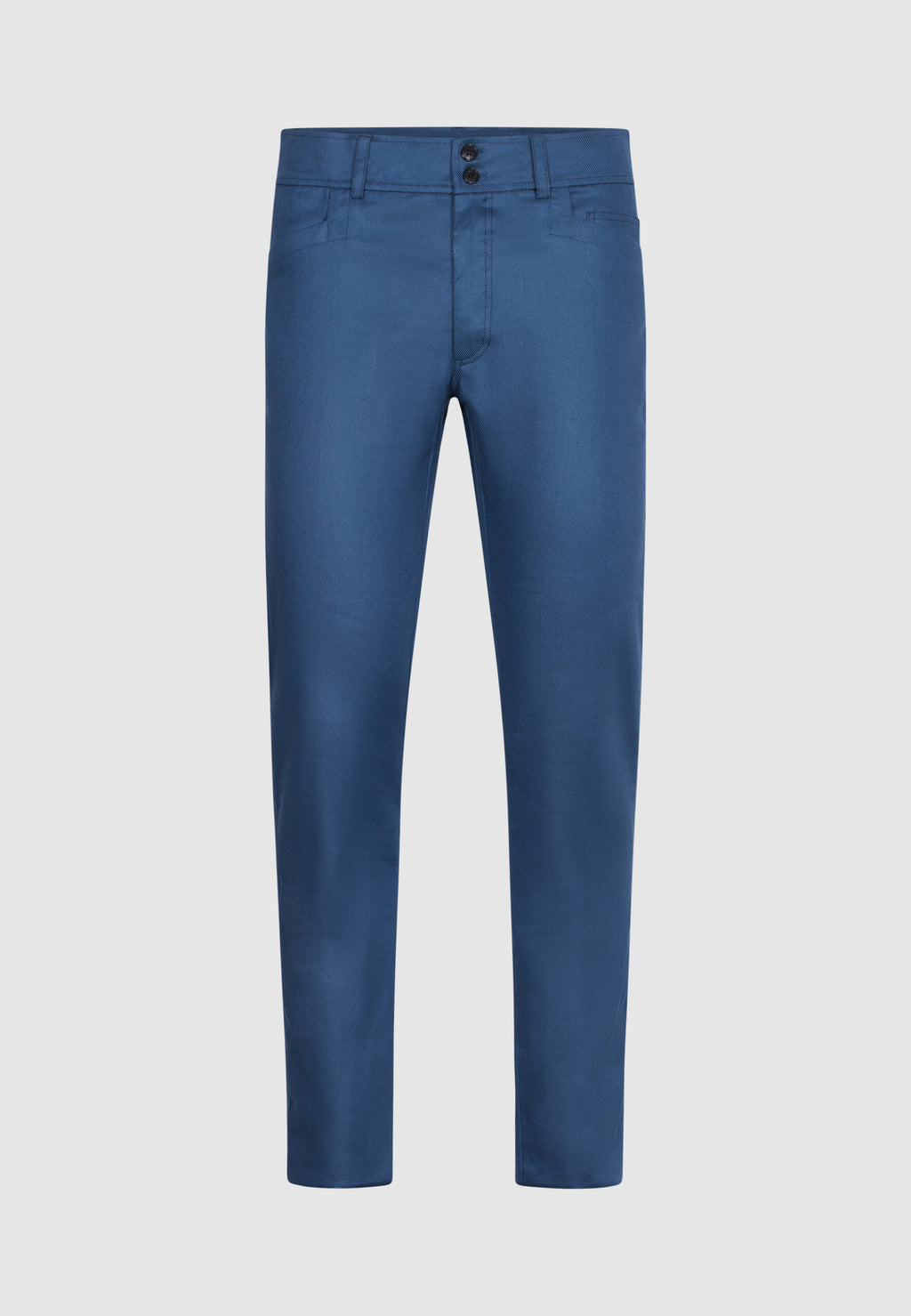 pantalon homme coton/lin bleu poches fantaisies