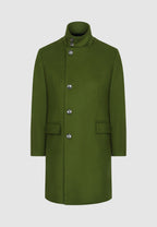 MANTEAU COL OFFICIER VERT