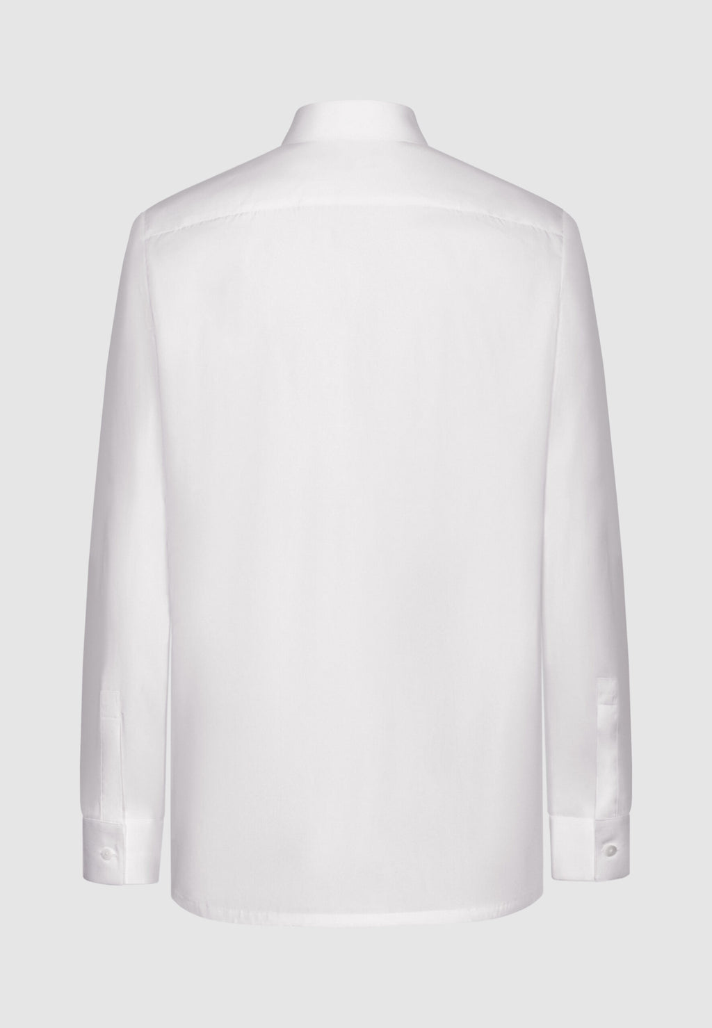 chemise homme coton blanche plissée vue dos