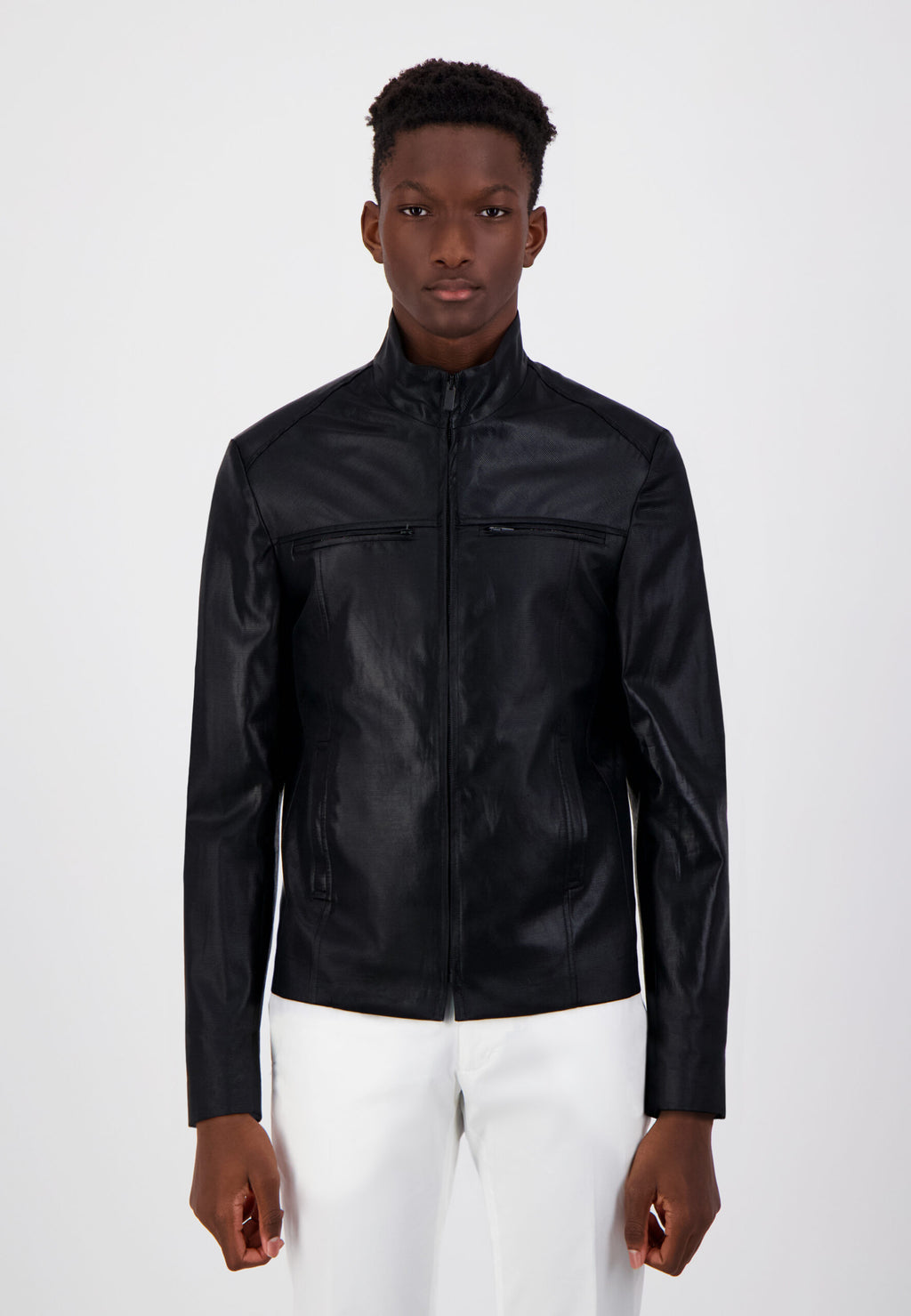 BLOUSON OTTOMAN NOIR