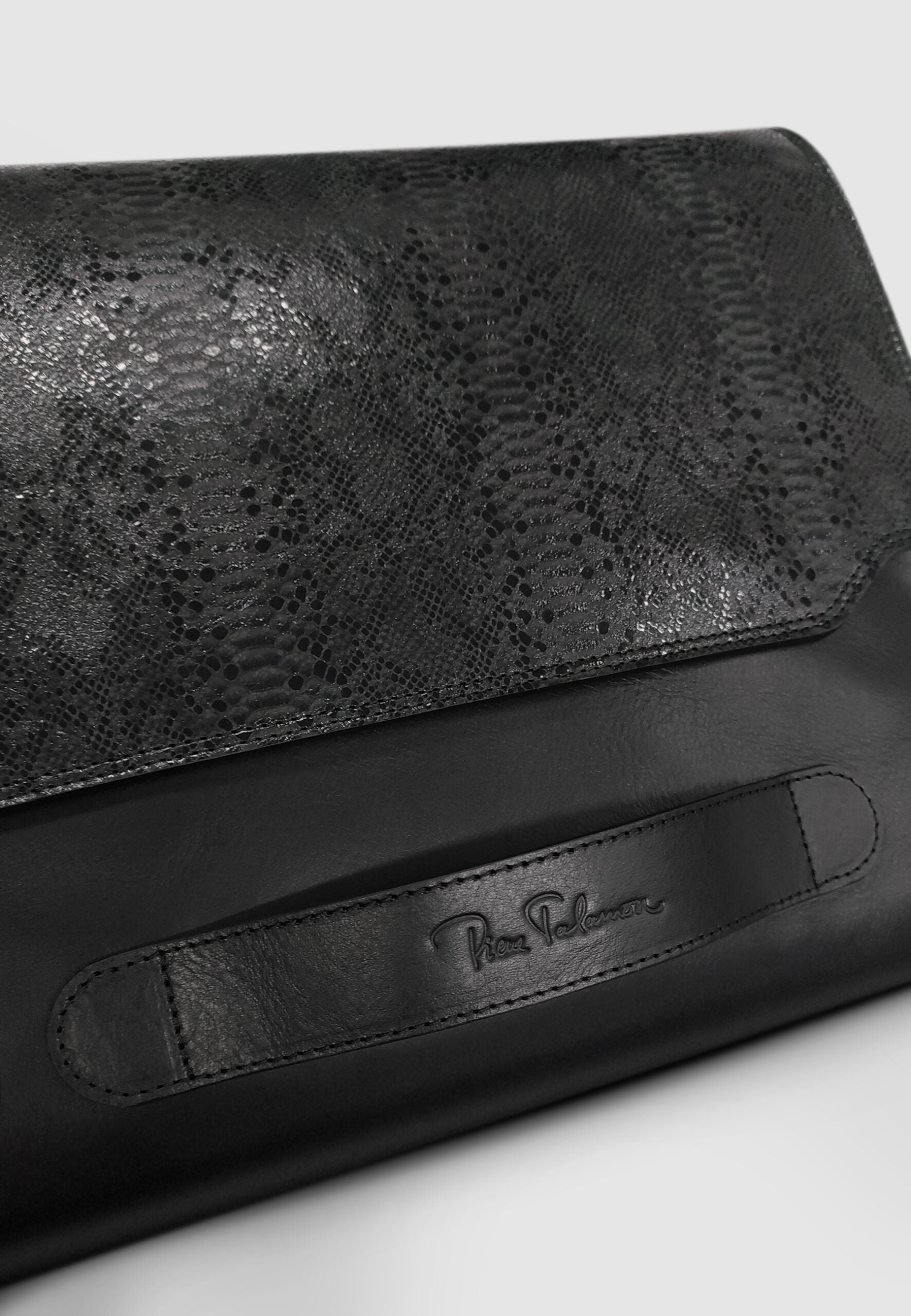 Pochette Cuir Noir – Image 2