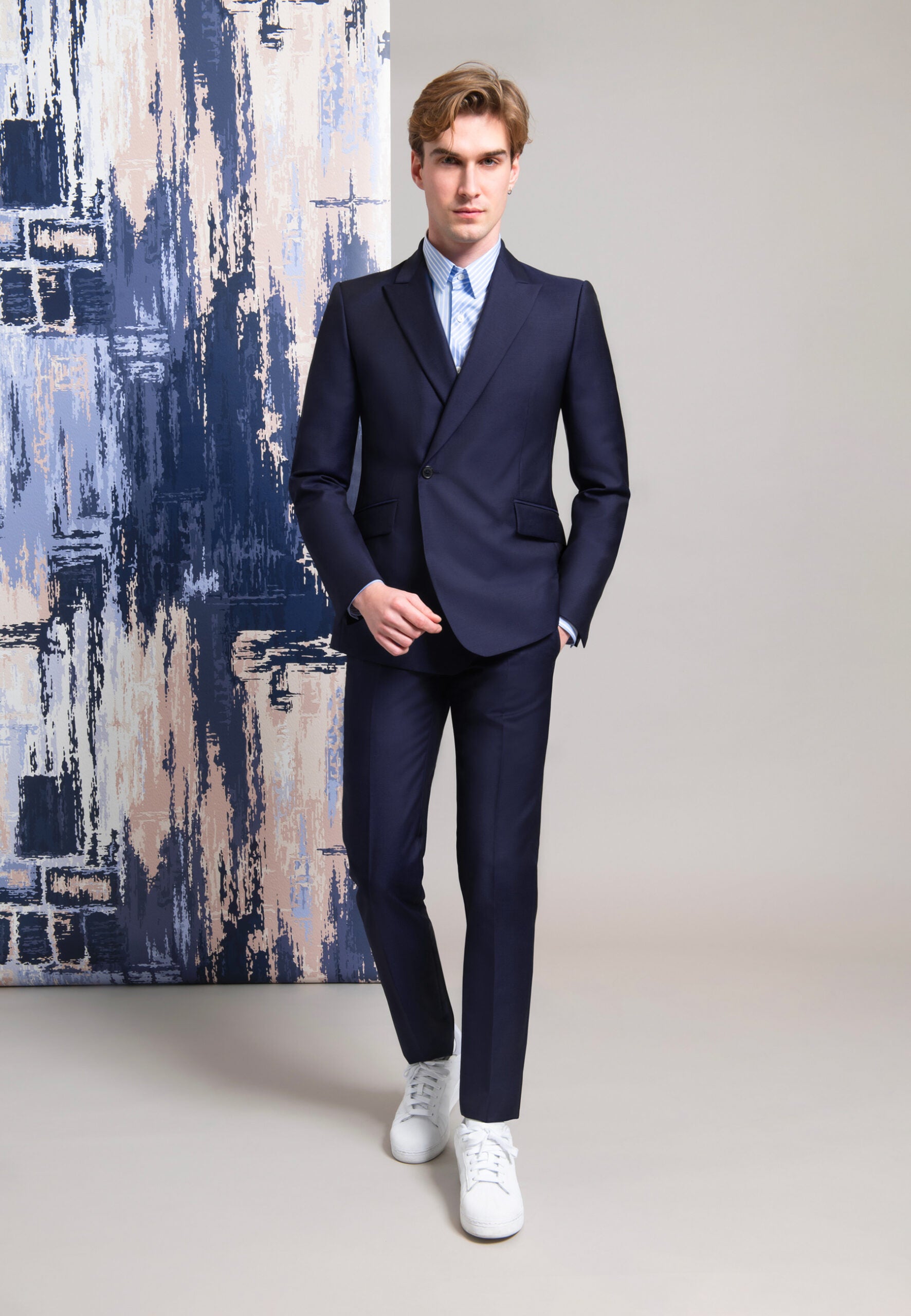 COSTUME CROISÉ MARINE – Image 2