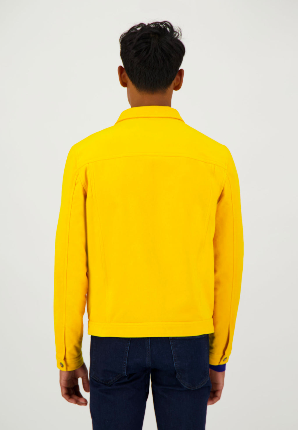 Blouson trucker jaune – Image 3
