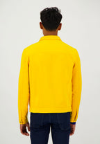Blouson trucker jaune – Image 3