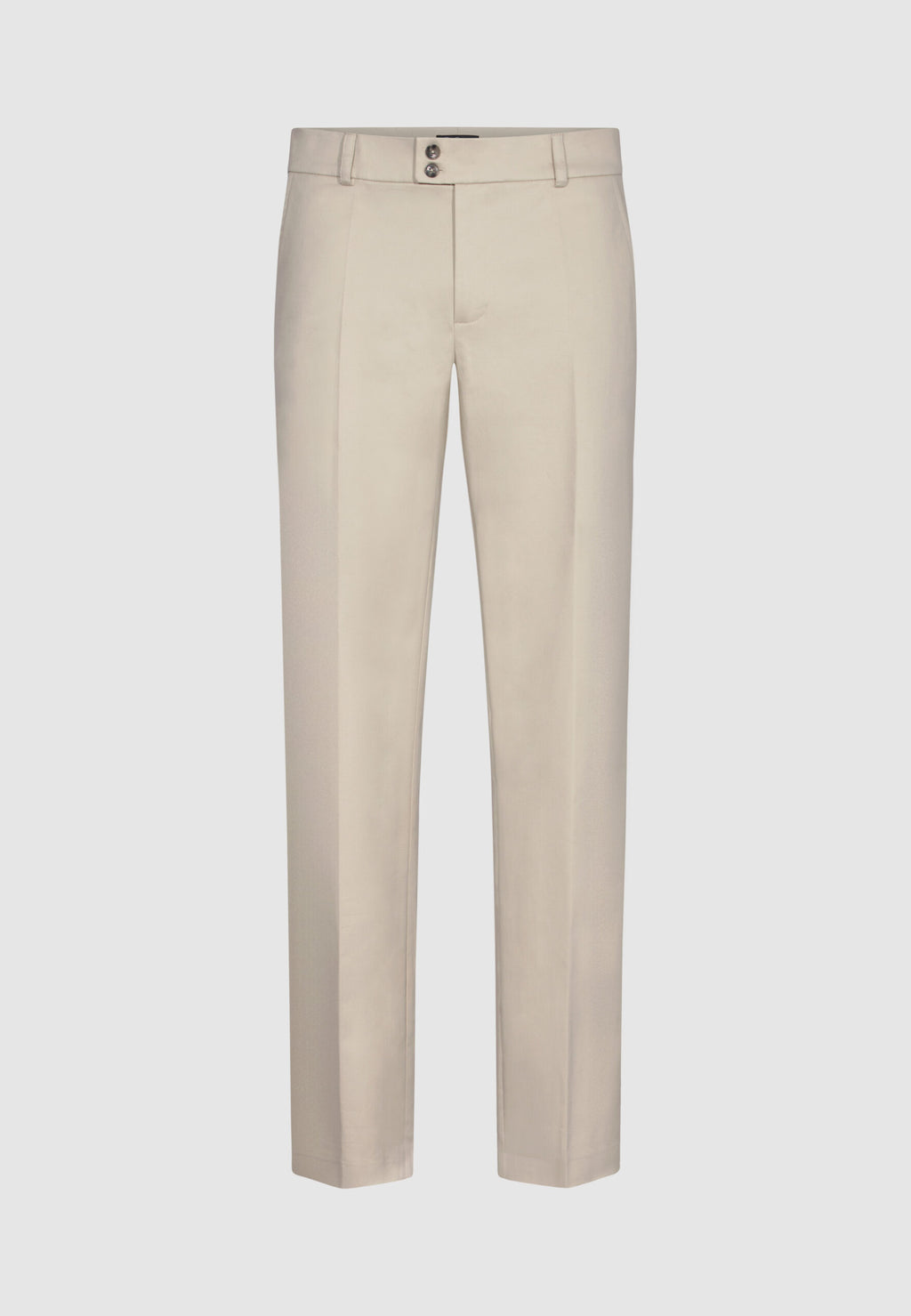 pantalon homme coton beige taille haute