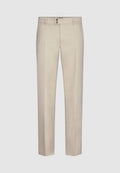 pantalon homme coton beige taille haute