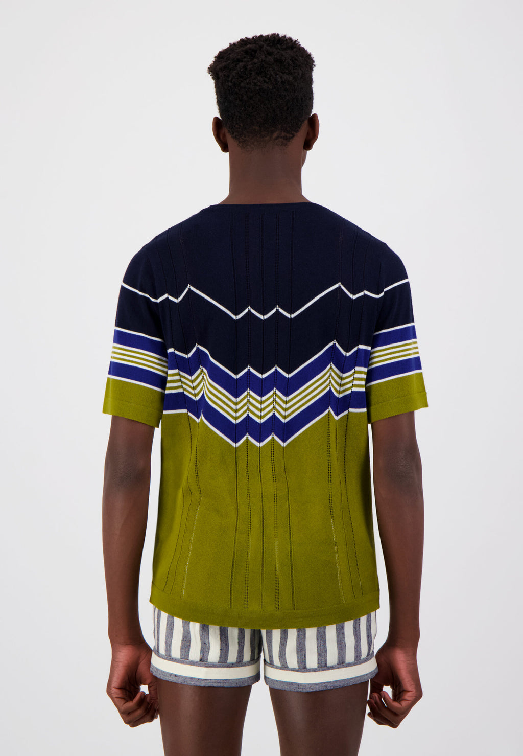 T-SHIRT JERSEY SUNRISE NAVY KAKI – Image 3