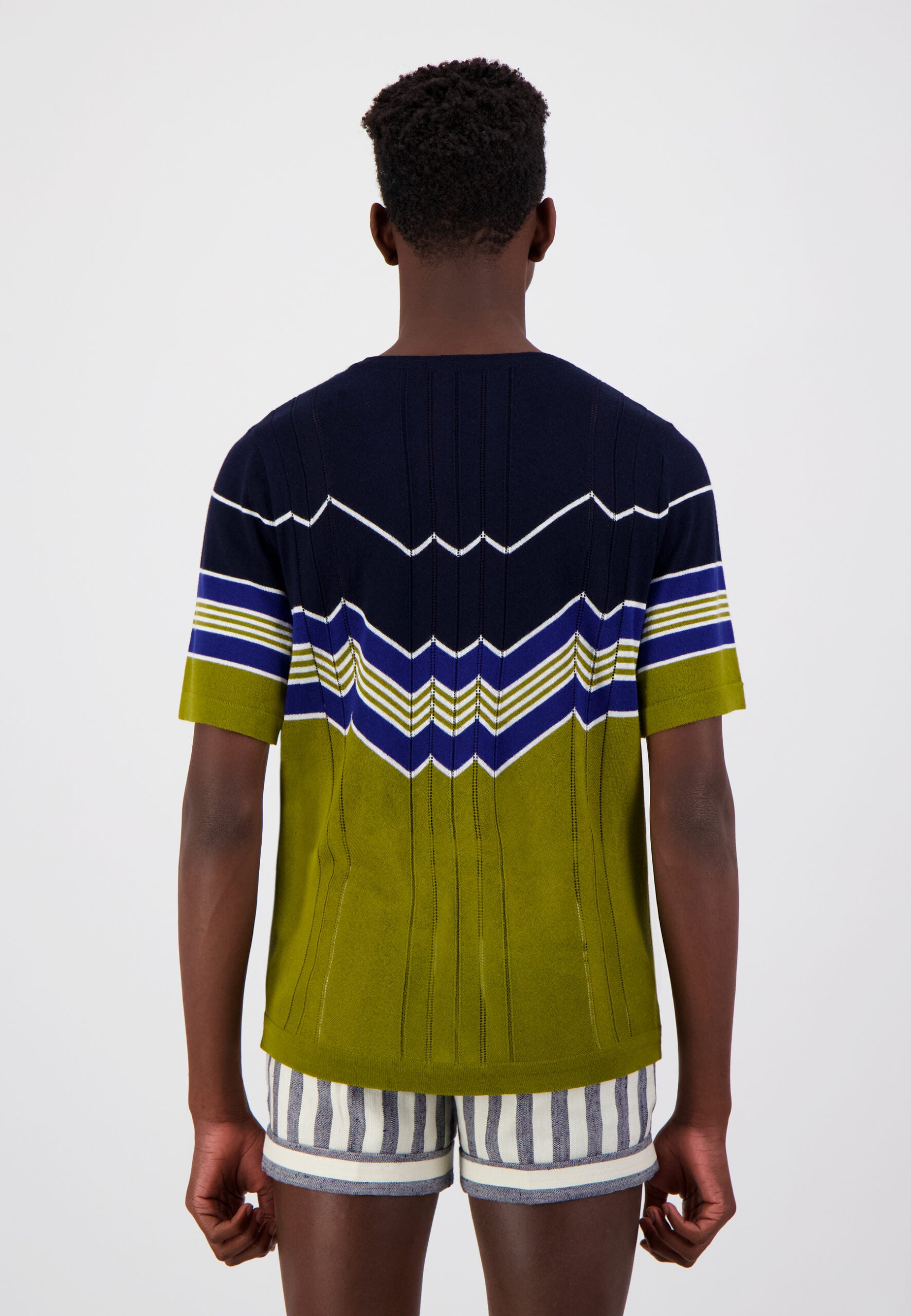 T-SHIRT JERSEY SUNRISE NAVY KAKI – Image 3