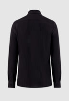 Chemise black shiny stripes – Image 3