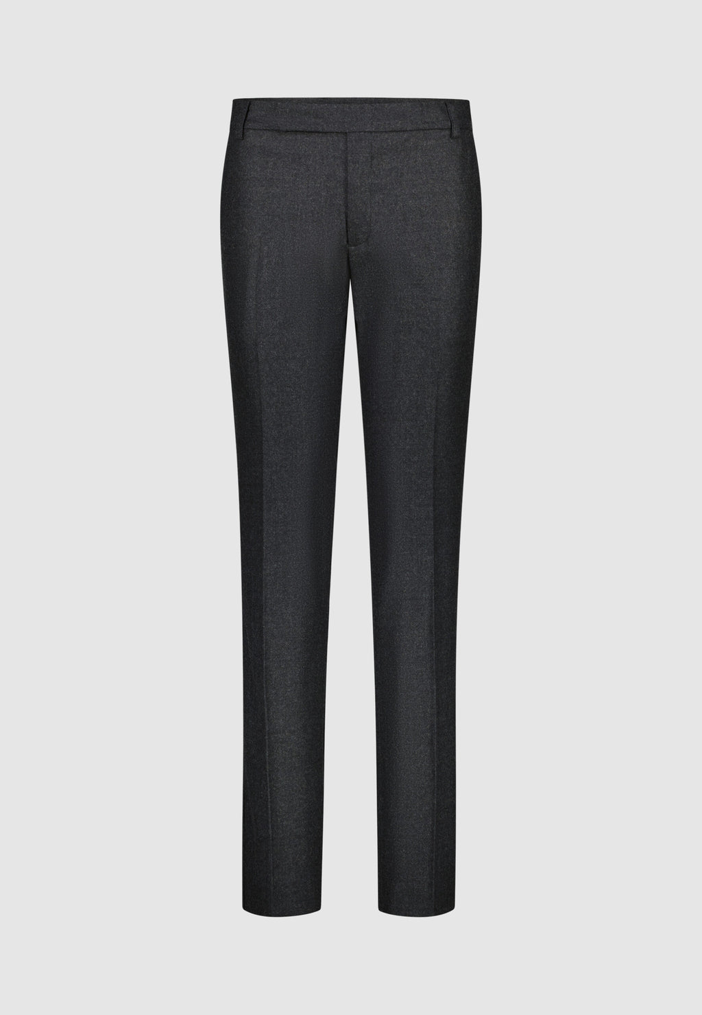 Pantalon incrustation flanelle gris