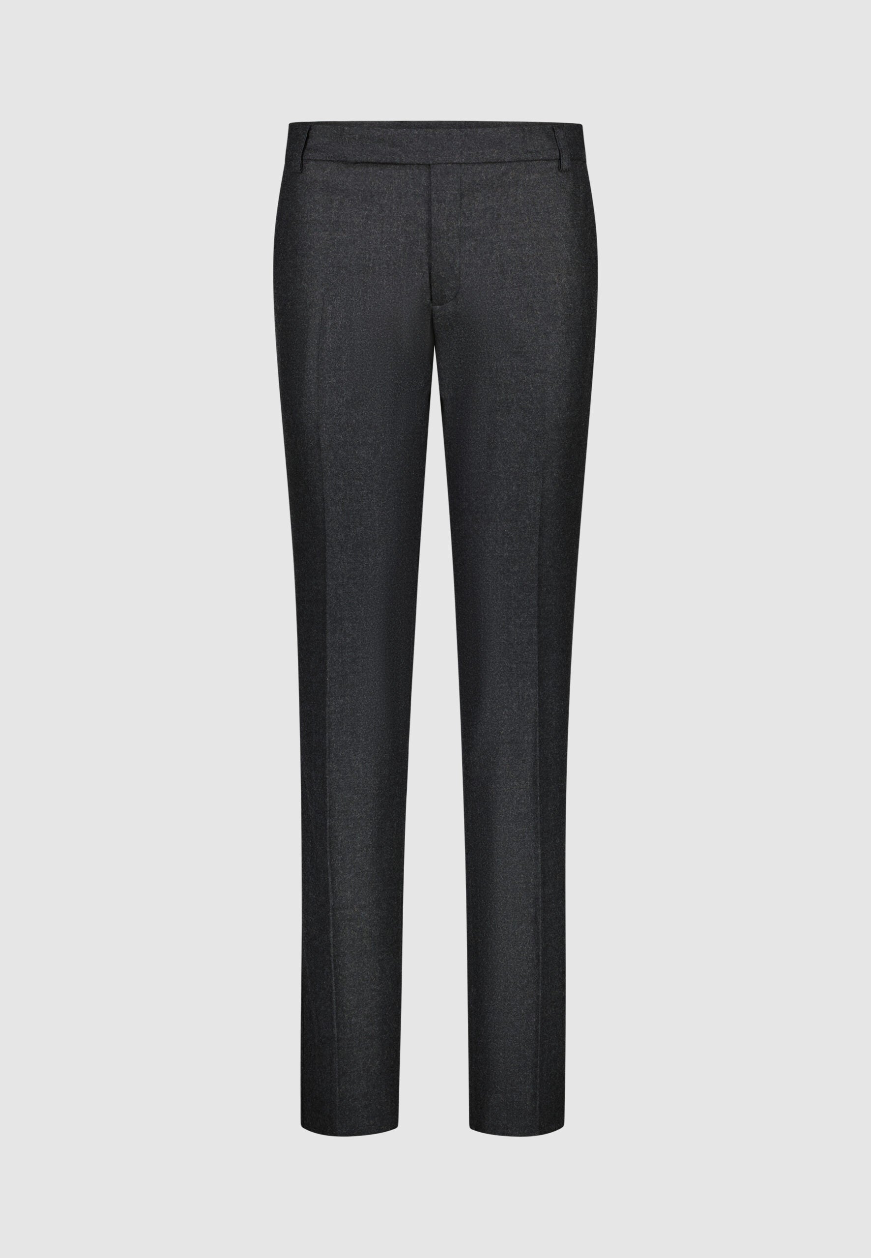 Pantalon incrustation flanelle gris
