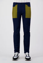 PANTALON YOKE BLEU VERT