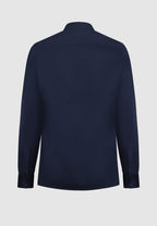 CHEMISE COL MONTANT MARINE – Image 4