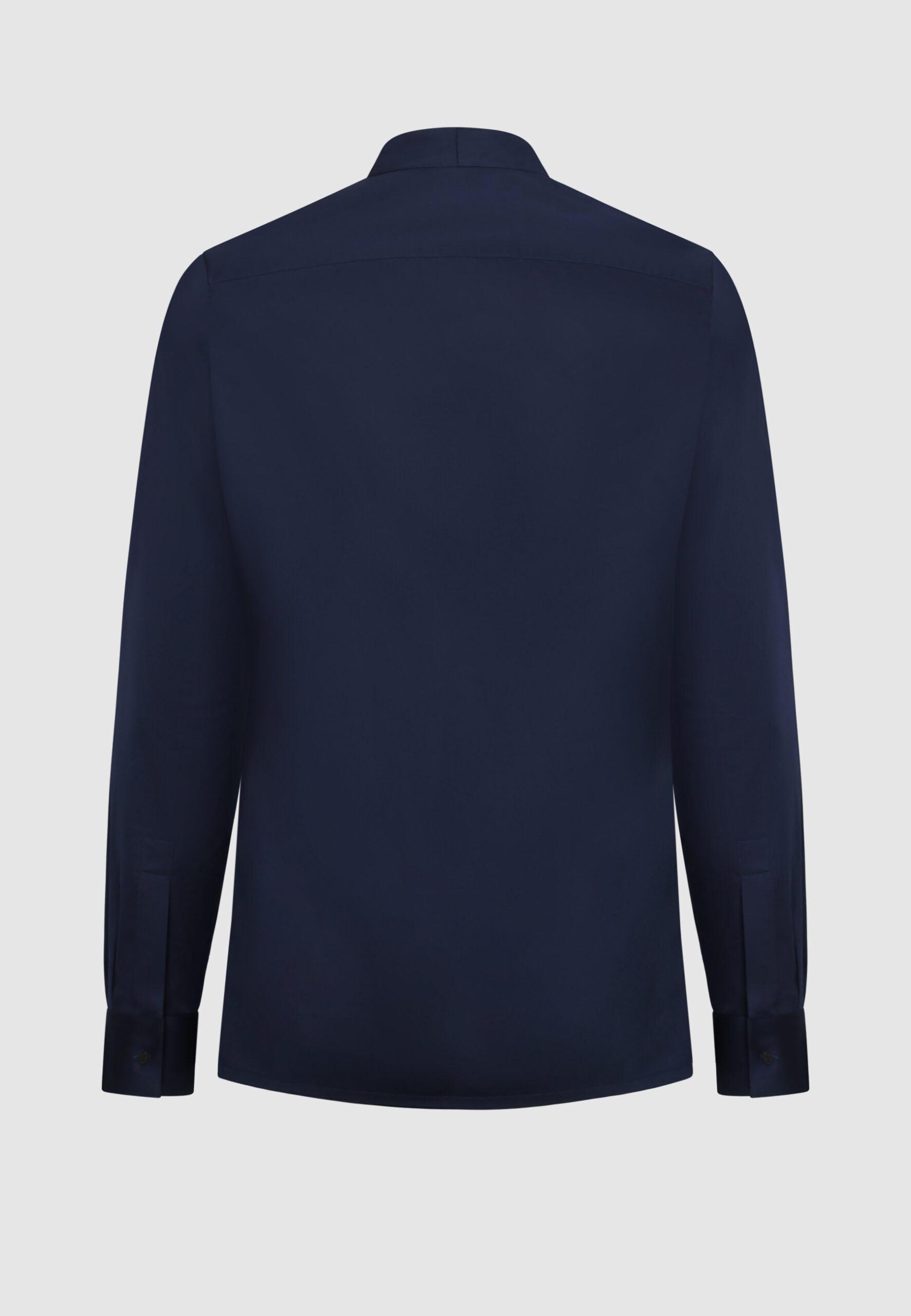CHEMISE COL MONTANT MARINE – Image 4