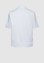 Chemise manches courtes homme rayures bleues