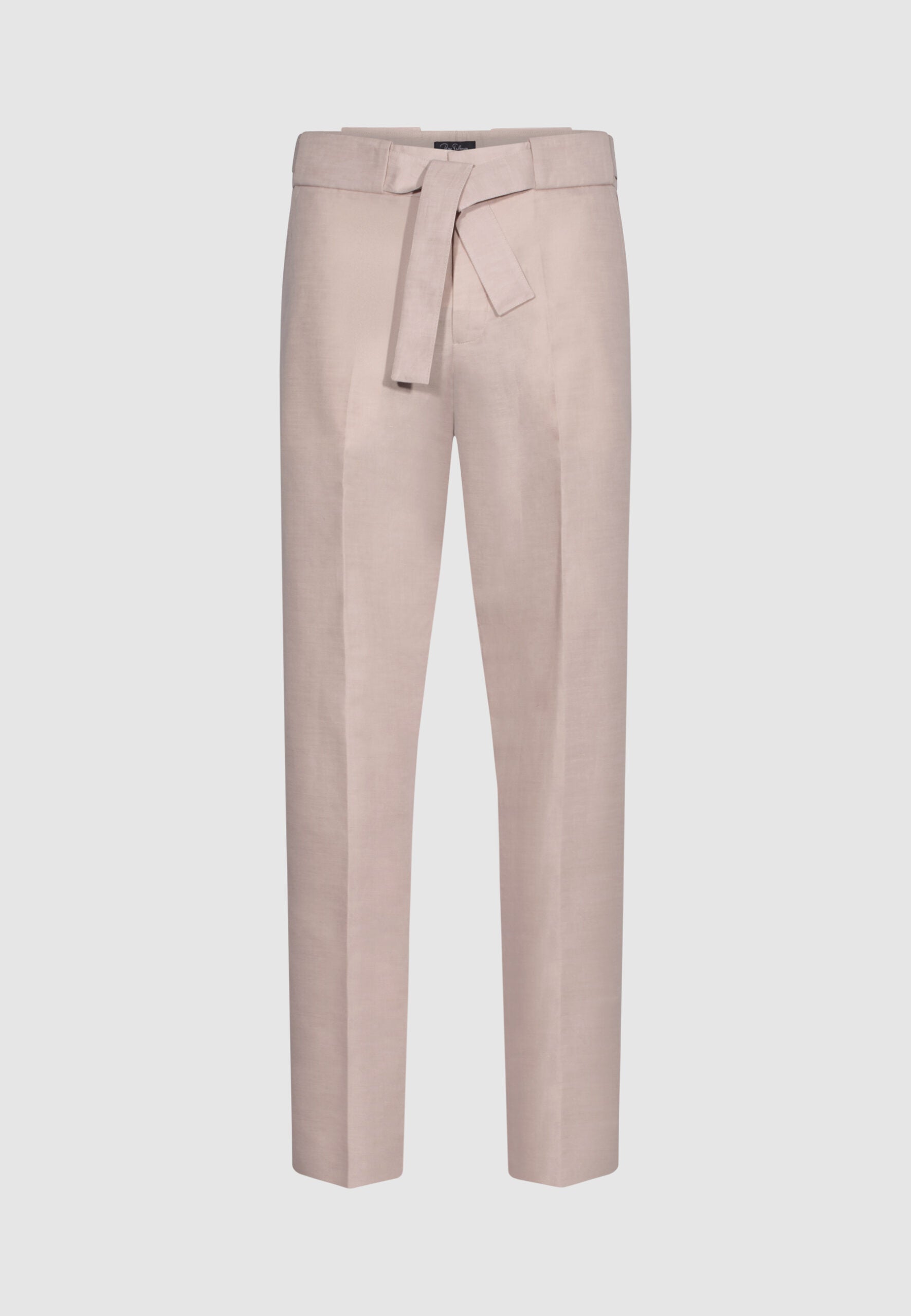 pantalon homme lin rose ceinture