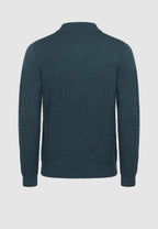 POLO STRUCTURE BLEU GRIS – Image 3
