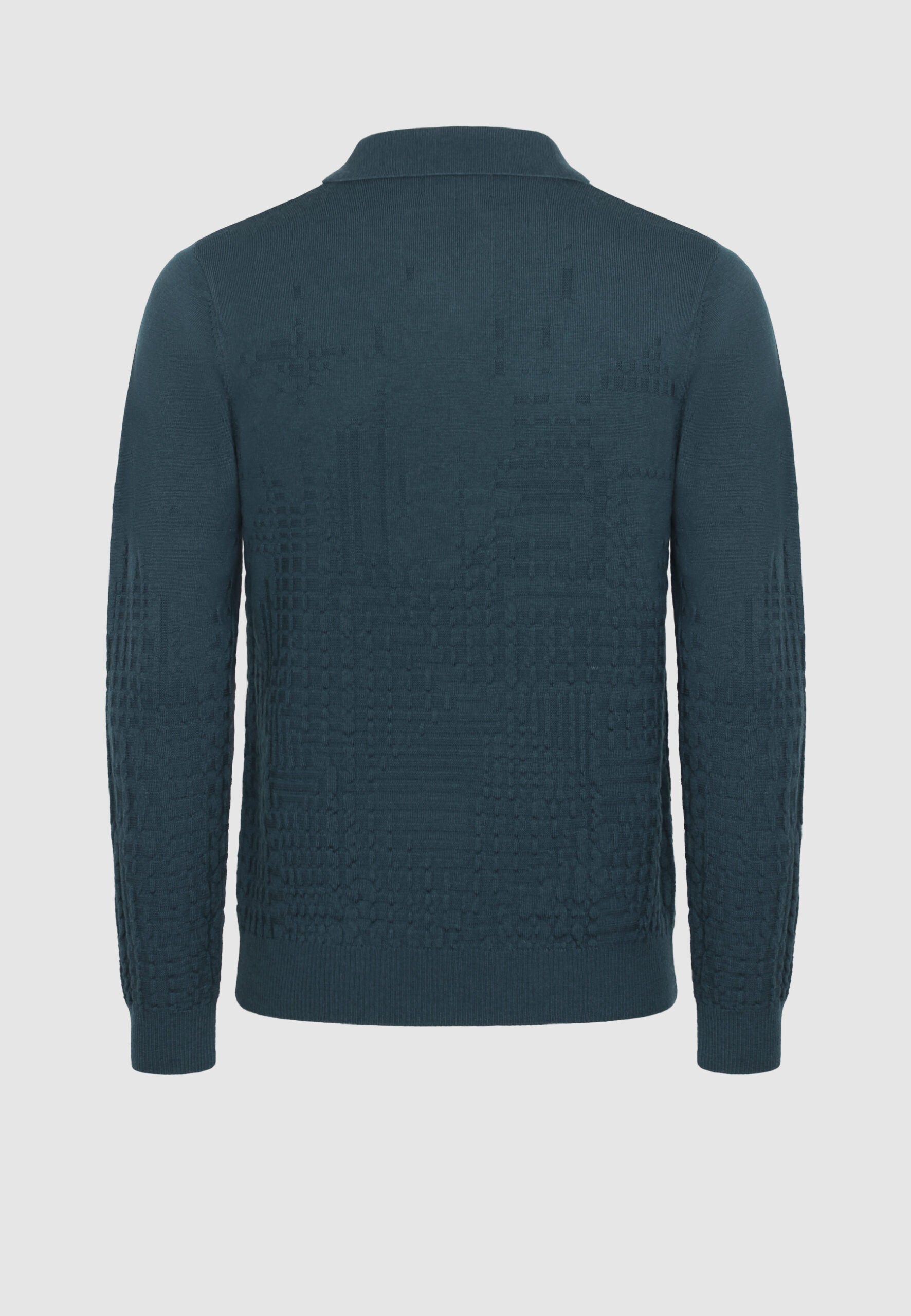 POLO STRUCTURE BLEU GRIS – Image 3