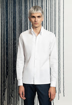 CHEMISE BLANCHE COL HAUT