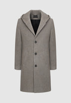 MANTEAU HOOD BEIGE