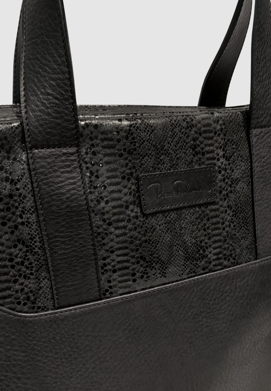 SACOCHE CUIR NOIR – Image 2