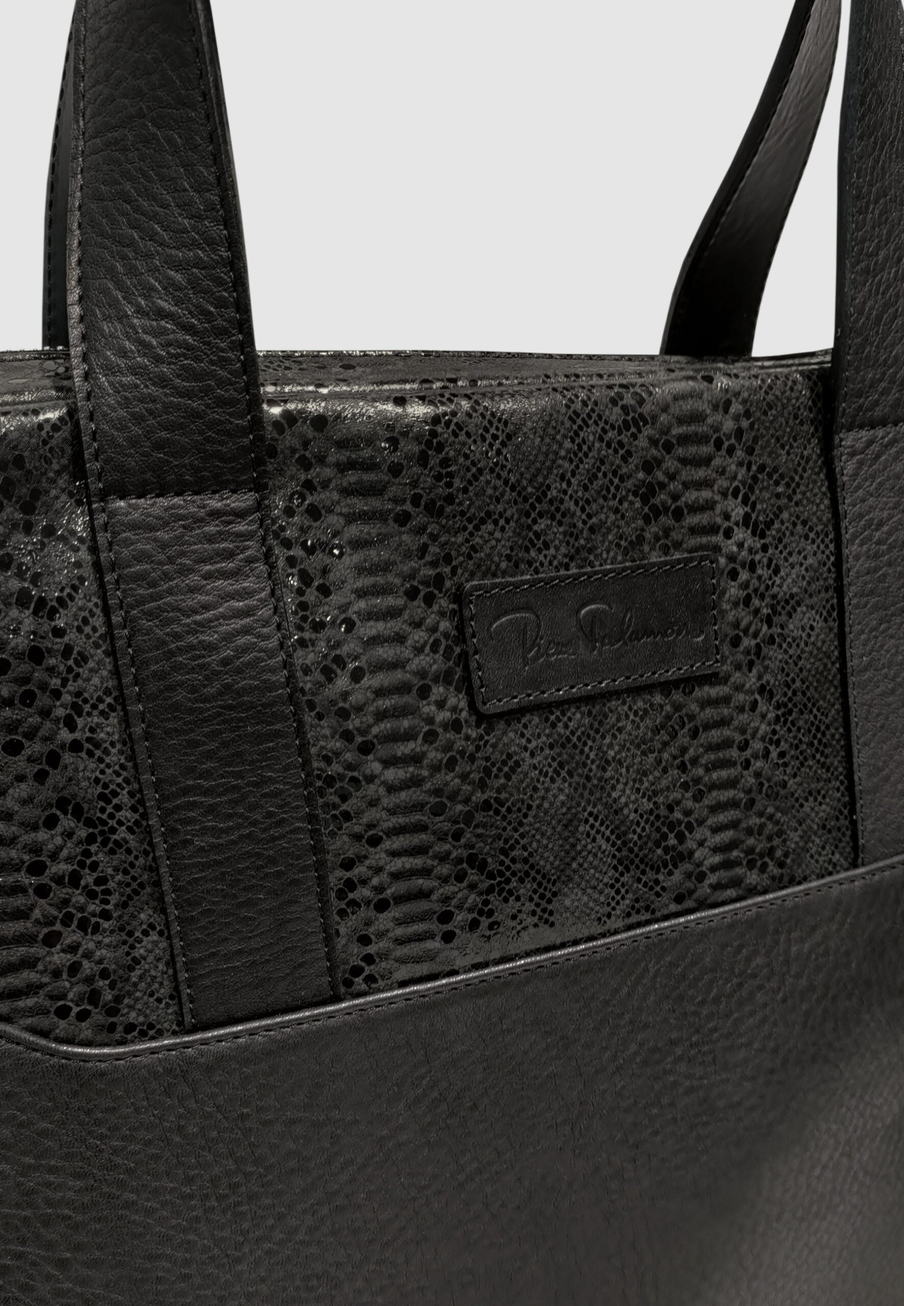 SACOCHE CUIR NOIR – Image 2