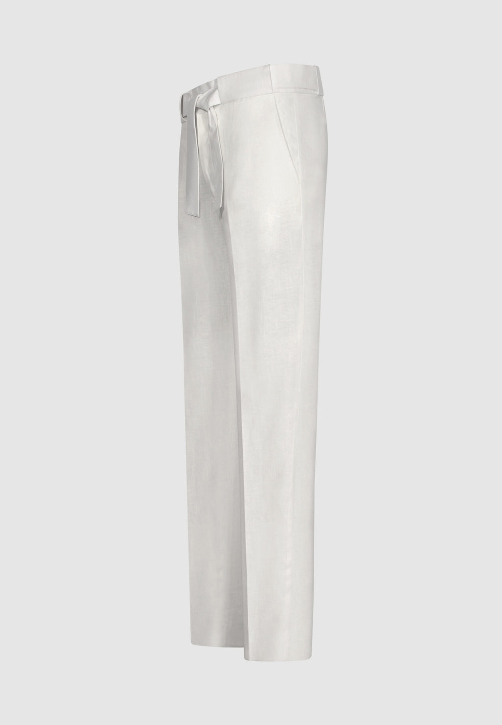 pantalon homme lin blanc ceinture