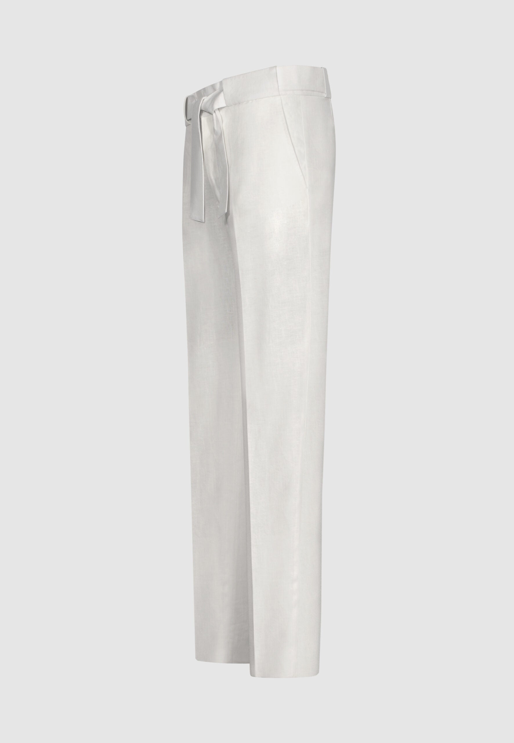 pantalon homme lin blanc ceinture