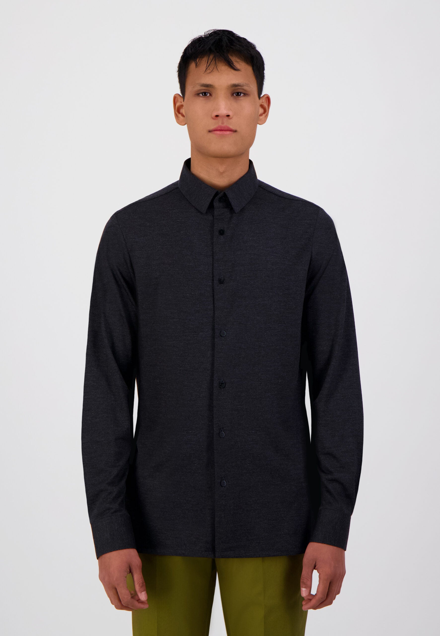 CHEMISE JERSEY ANTHRACITE