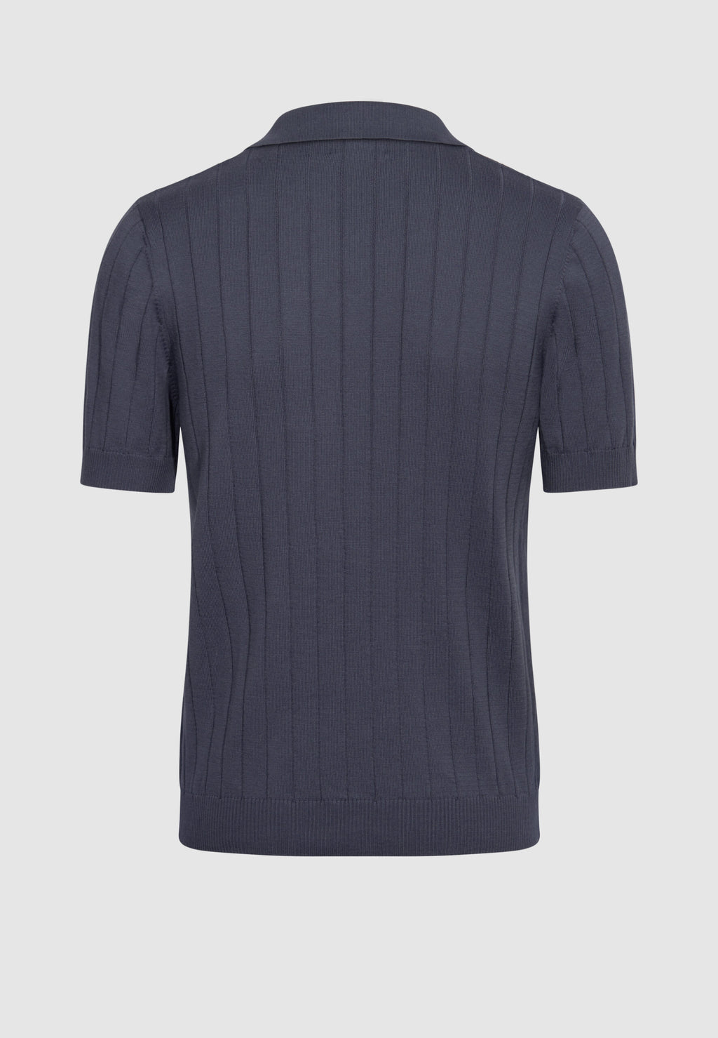 polo homme jersey de coton bleu gris