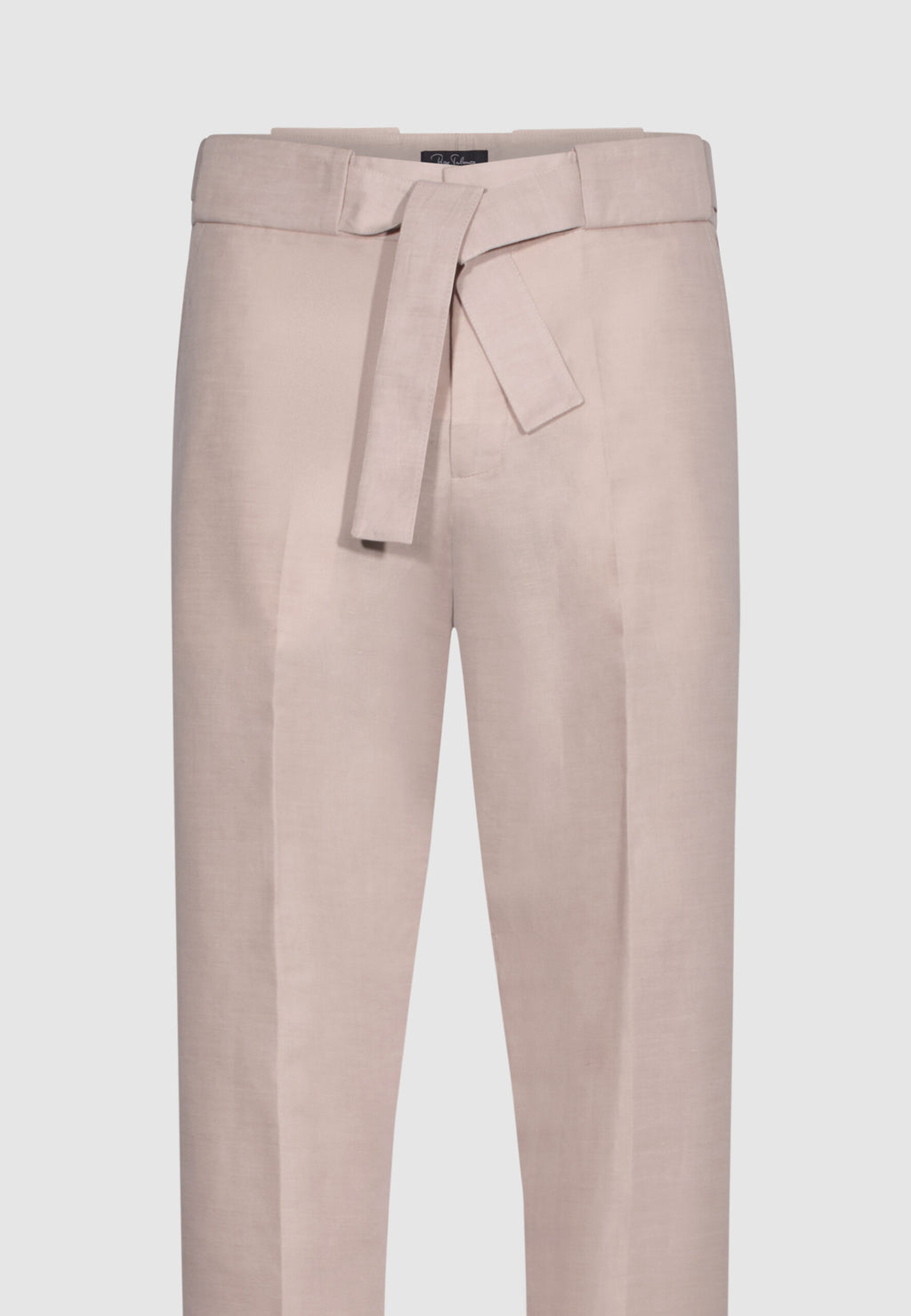pantalon homme lin rose ceinture