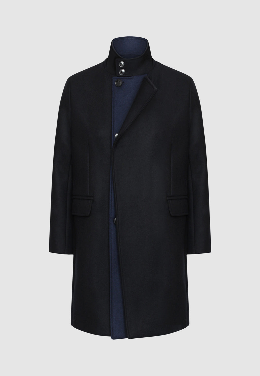 MANTEAU EDWARD BLEU & NOIR