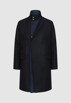 MANTEAU EDWARD BLEU & NOIR