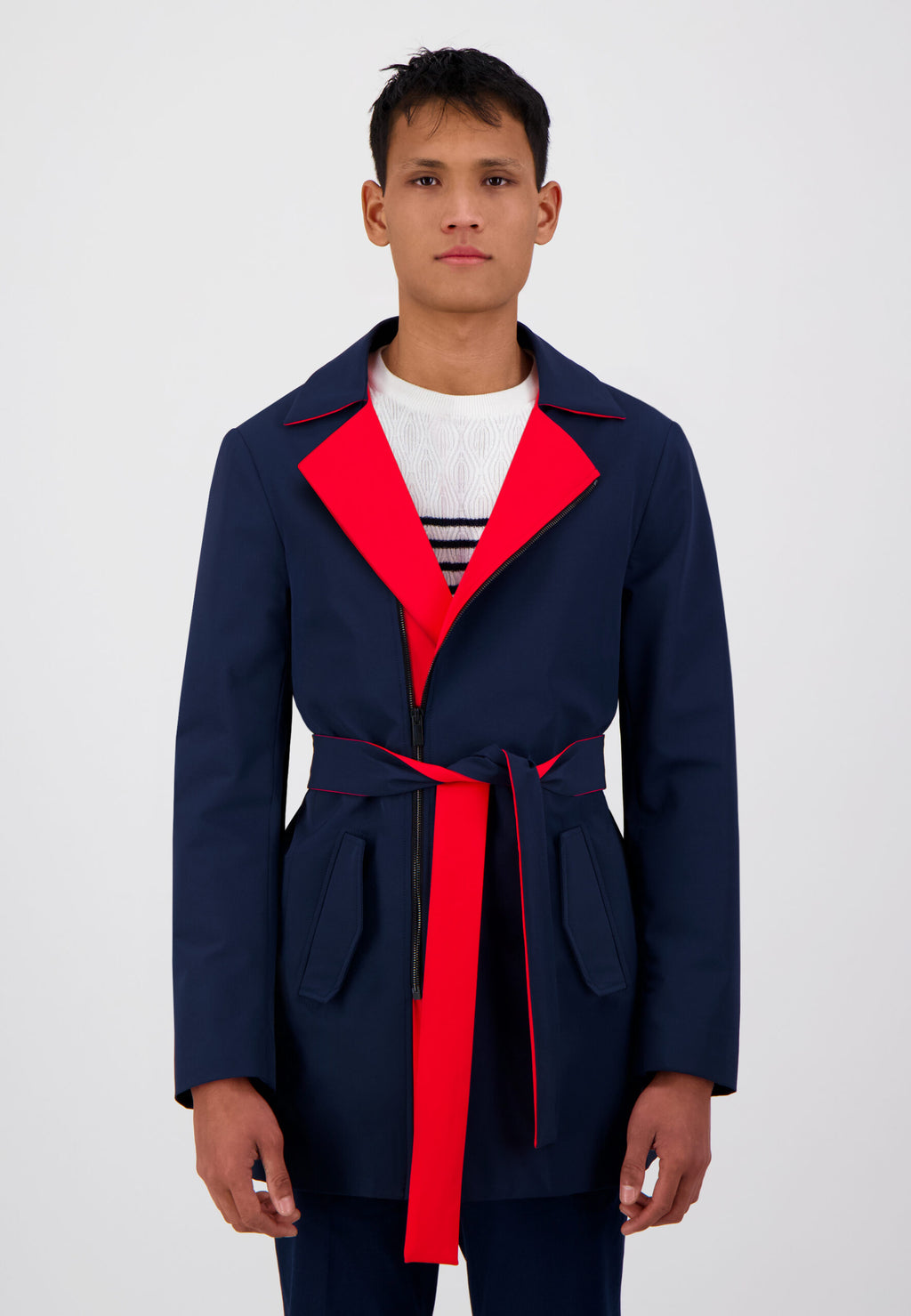 TRENCH KERIN BLEU CORAIL