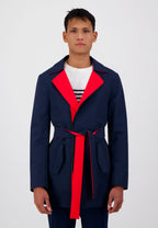 TRENCH KERIN BLEU CORAIL