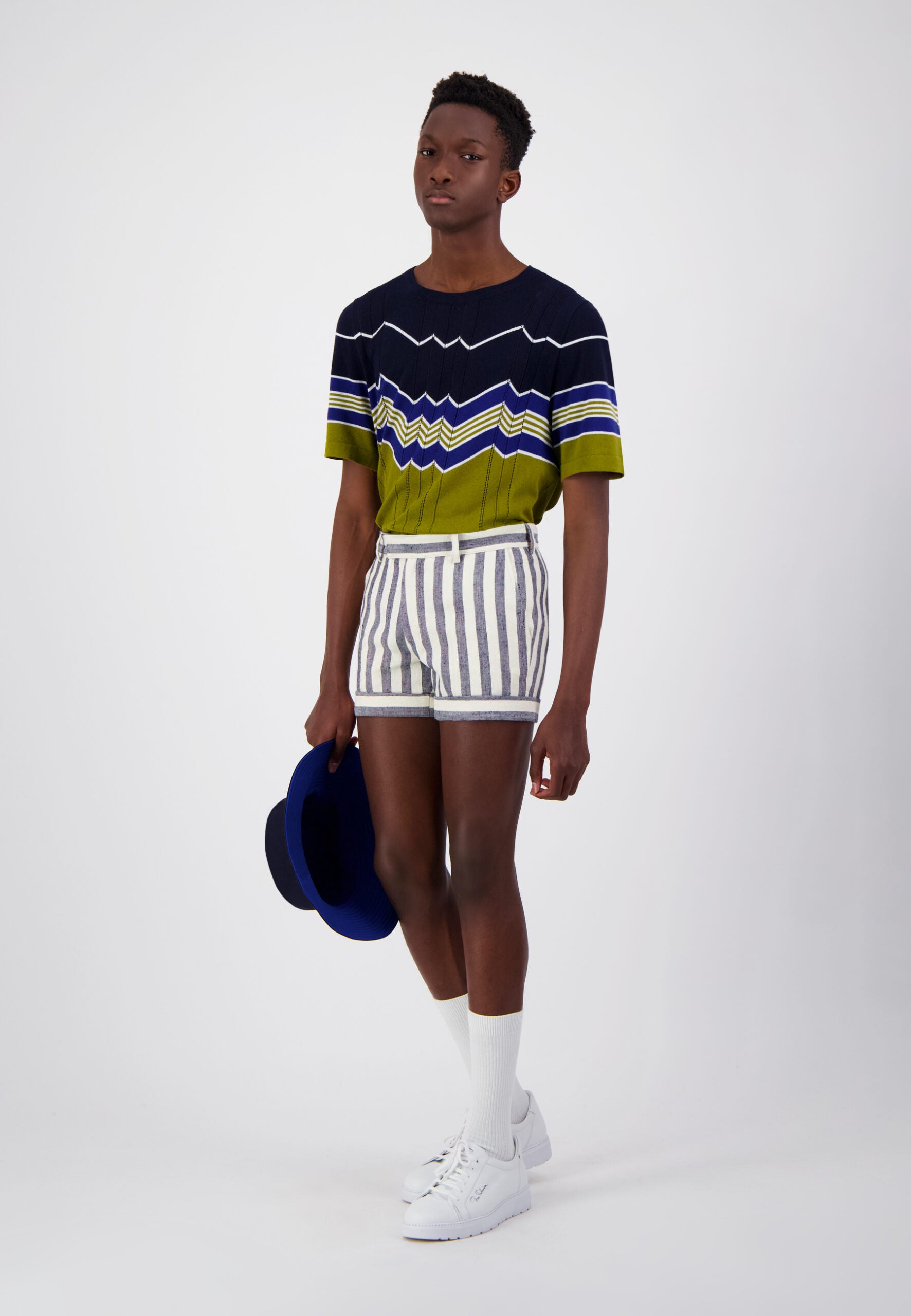 T-SHIRT JERSEY SUNRISE NAVY KAKI – Image 4
