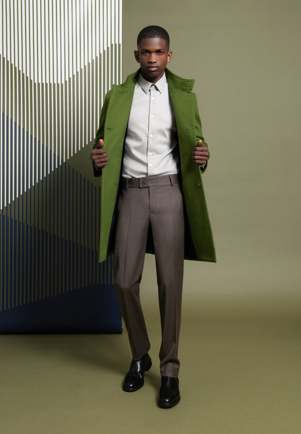 PANTALON FLANELLE BRUN – Image 2